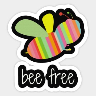 bee free Sticker